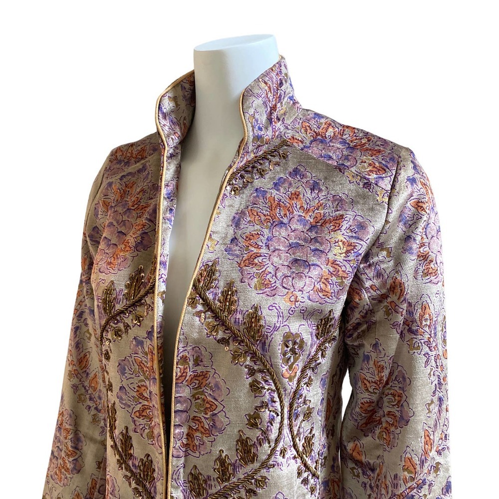 SOFT SURROUNDINGS Isidora Velvet Blazer, size XS - Picture 4 of 10